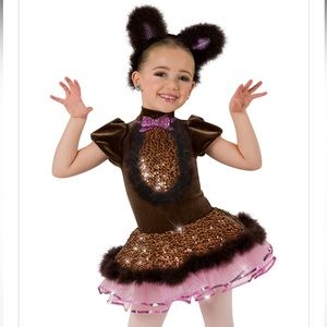 Girls Dance Costume Brand New. A Wish Come True “Bear Cha Cha Cha”